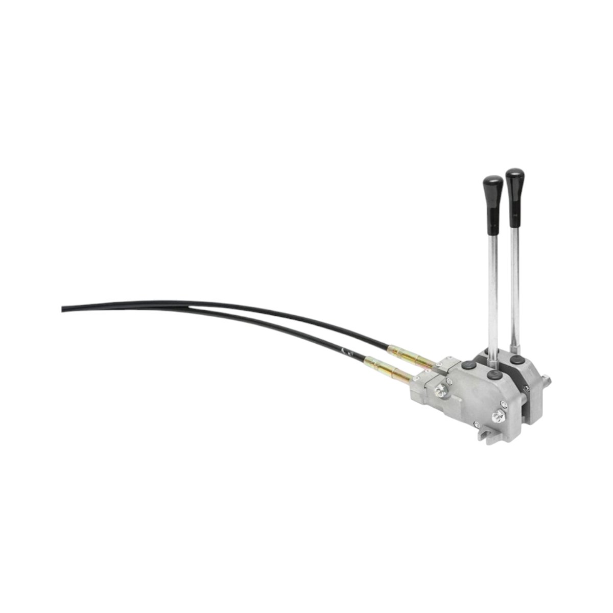 Distribuitor hidraulic cu 2 manete, lungime cablu 2m presiune 250 bar debit 40L/min Breckner Germany